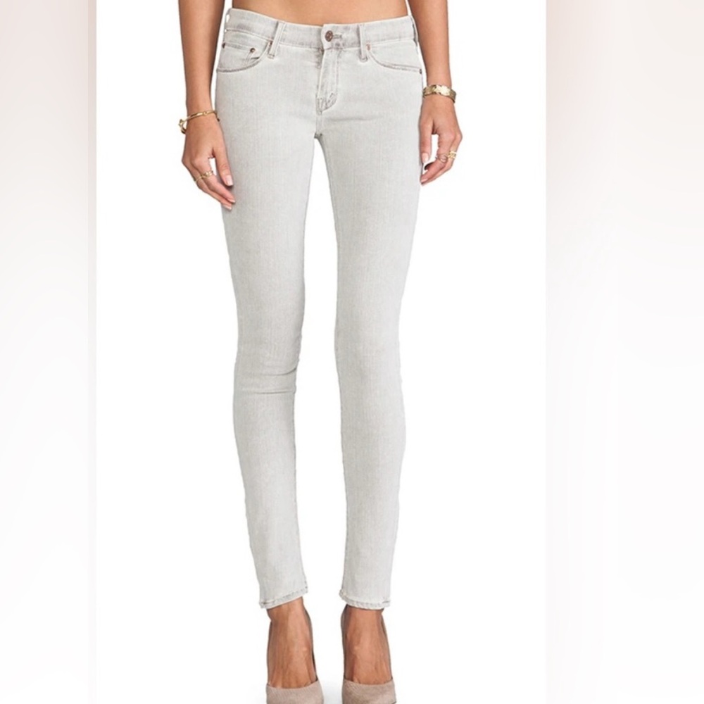 MOTHER The Looker Skinny Gray Wash Denim Jeans - Sizeโ 27